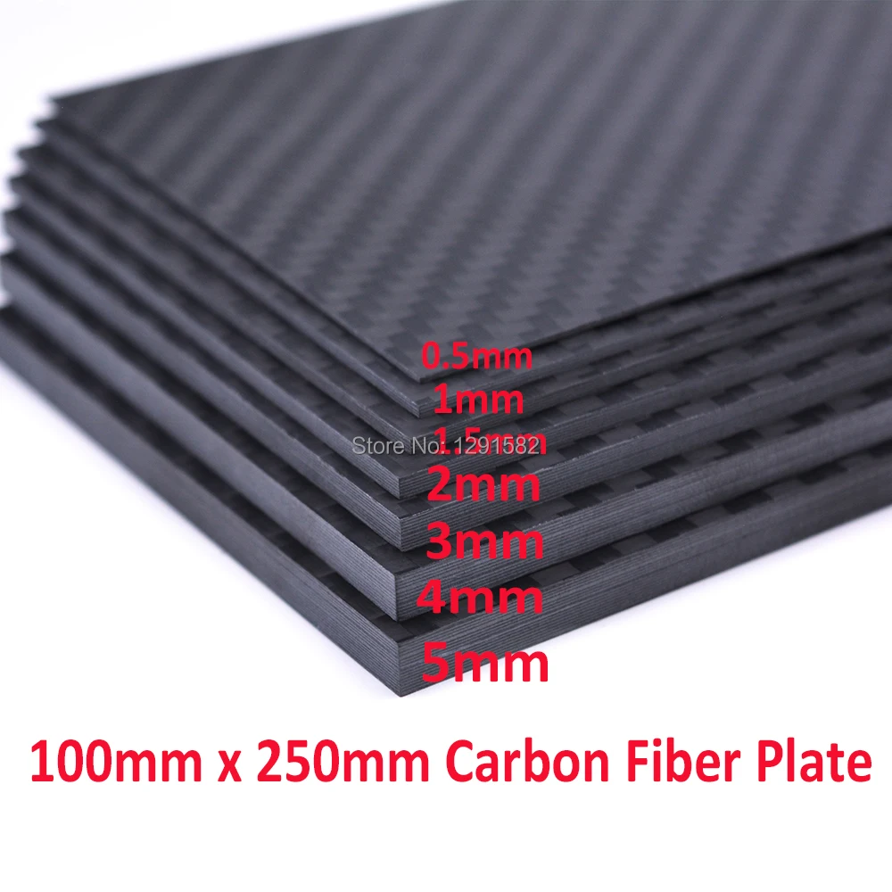 0.5-5MM 100mm X 250 mm 3K Matt Surface Carbon Plate Panel Sheets High Composite Hardness Material Carbon Fiber Board 100x250mm
0.5-5MM 100mm X 250 mm 3K Matt Surface Carbon Plate Panel Sheets High Composite Hardness Material Carbon Fiber Board 100x250mm