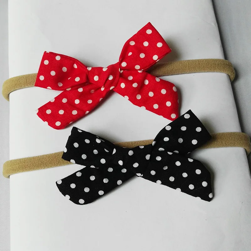 Lovely Dots Hair Bows Nylon Headband for Kids Cotton Fabric Bow Elastic Hair Bands Headwrap Fashion Hair Accessories for Girls
Lovely Dots Hair Bows Nylon Headband for Kids Cotton Fabric Bow Elastic Hair Bands Headwrap Fashion Hair Accessories for Girls