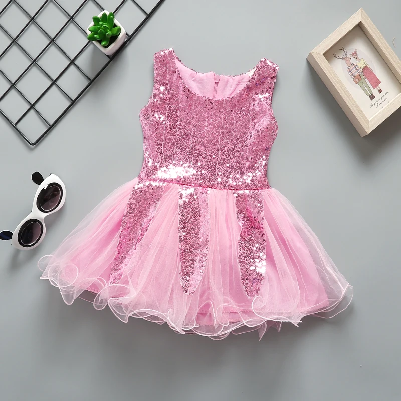 Fashion Children's Summer Party Dress Little Girls Casual Sleeveless Sequin Lace Dress Kids Wedding Dress Girls Shining Dress
Fashion Children's Summer Party Dress Little Girls Casual Sleeveless Sequin Lace Dress Kids Wedding Dress Girls Shining Dress