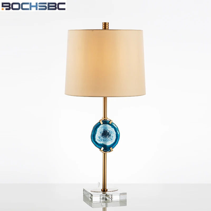 BOCHSBC Creative Agate Table Lamp Modern Minimalist American Designer Desk Lamp Lights for Study Living Room Bedroom Led Light
BOCHSBC Creative Agate Table Lamp Modern Minimalist American Designer Desk Lamp Lights for Study Living Room Bedroom Led Light