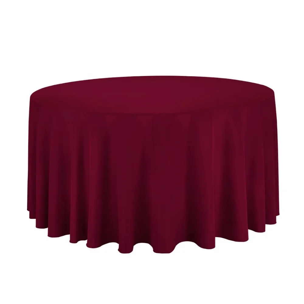 10Pcs Burgundy Round 108" Tablecloth For Wedding Party Banquet Decoration Hotel Supplies Free Shipping
10Pcs Burgundy Round 108" Tablecloth For Wedding Party Banquet Decoration Hotel Supplies Free Shipping