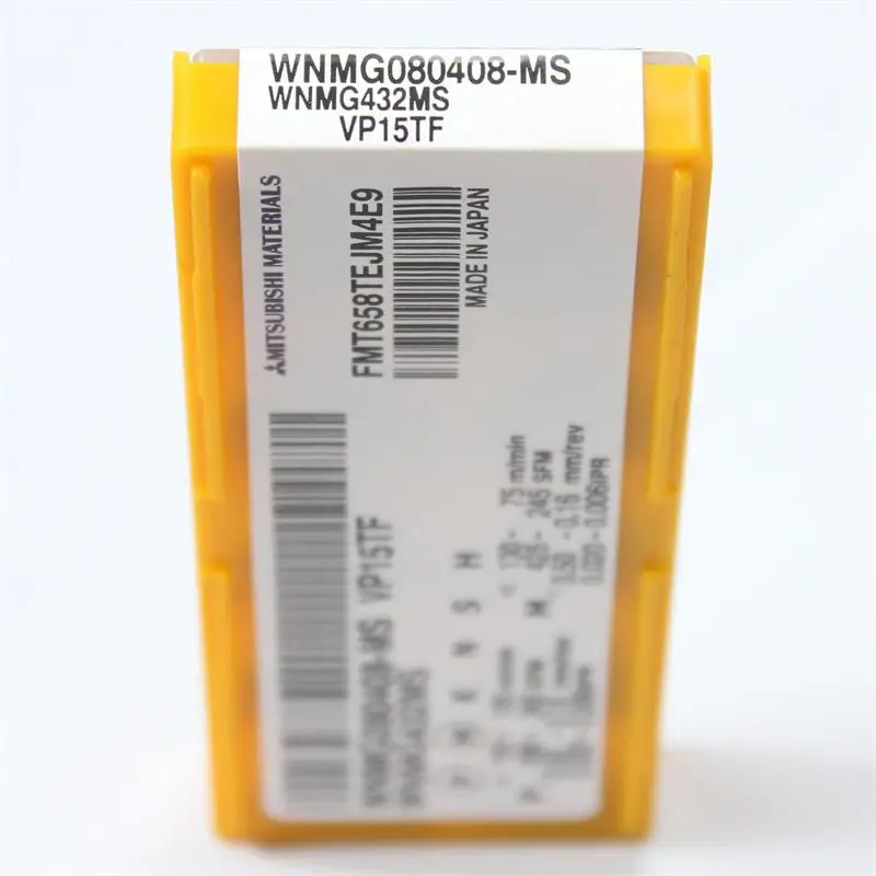 WNMG080408-MS VP15TF R0.8 10 шт./лот, гарбидная вставка для ЧПУ инструмента, двусторонние токарные резцы, токарные инструменты
WNMG080408-MS VP15TF R0.8 10 шт./лот, гарбидная вставка для ЧПУ инструмента, двусторонние токарные резцы, токарные инструменты