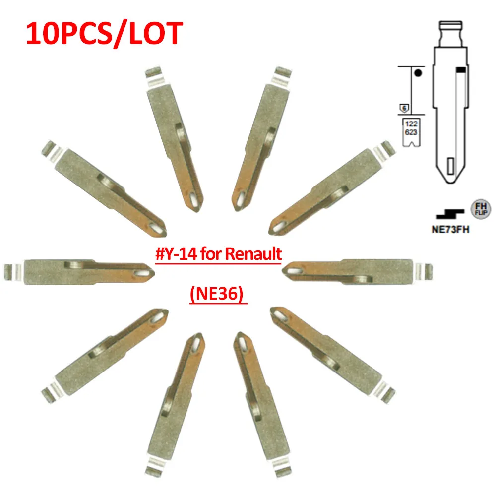 Металлическое незарезанное полотно дистанционного ключа Ne73 Flip key blade Тип 14 # для Renaul-t 10 шт./лот
Металлическое незарезанное полотно дистанционного ключа Ne73 Flip key blade Тип 14 # для Renaul-t 10 шт./лот
