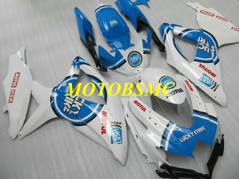 Комплект обтекателей под давлением для GSXR600 750 K8 08 09 GSXR 600 GSXR750 2008 2009 ABS верхние