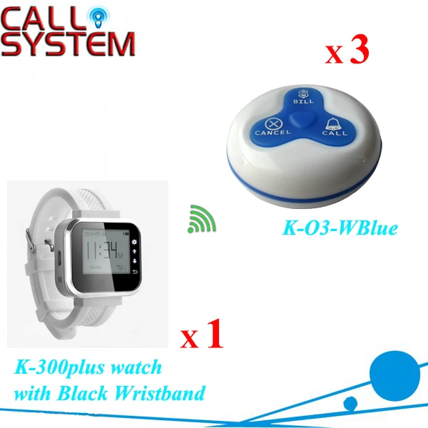 Modern Equipment Waiter caller bell system 1 watch with 3pcs waterproof buzzer for sample
Modern Equipment Waiter caller bell system 1 watch with 3pcs waterproof buzzer for sample