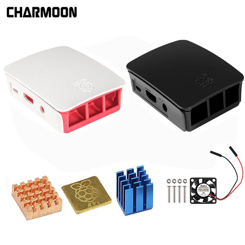 For Raspberry Pi 3 4 4B case Official ABS enclosure Raspberry pi 2 box shell from the Raspberry Pi Foundation+Cooling Fan
For Raspberry Pi 3 4 4B case Official ABS enclosure Raspberry pi 2 box shell from the Raspberry Pi Foundation+Cooling Fan