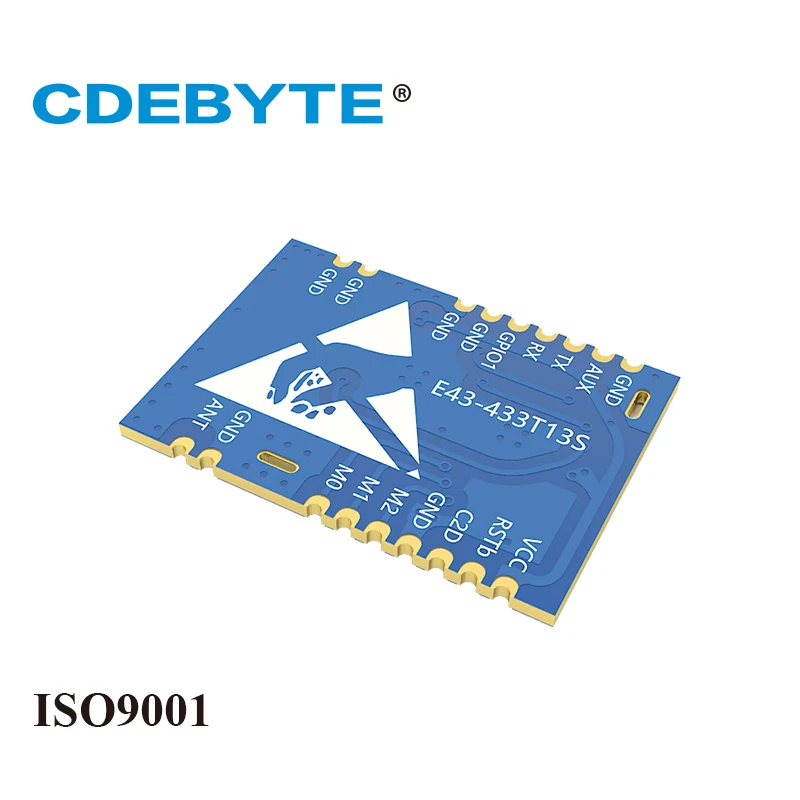 E43-433T13S UART 433mhz 20mW IPX Stamp Hole Antenna IoT uhf SMD Wireless Transceiver Transmitter and Receiver RF Module
E43-433T13S UART 433mhz 20mW IPX Stamp Hole Antenna IoT uhf SMD Wireless Transceiver Transmitter and Receiver RF Module