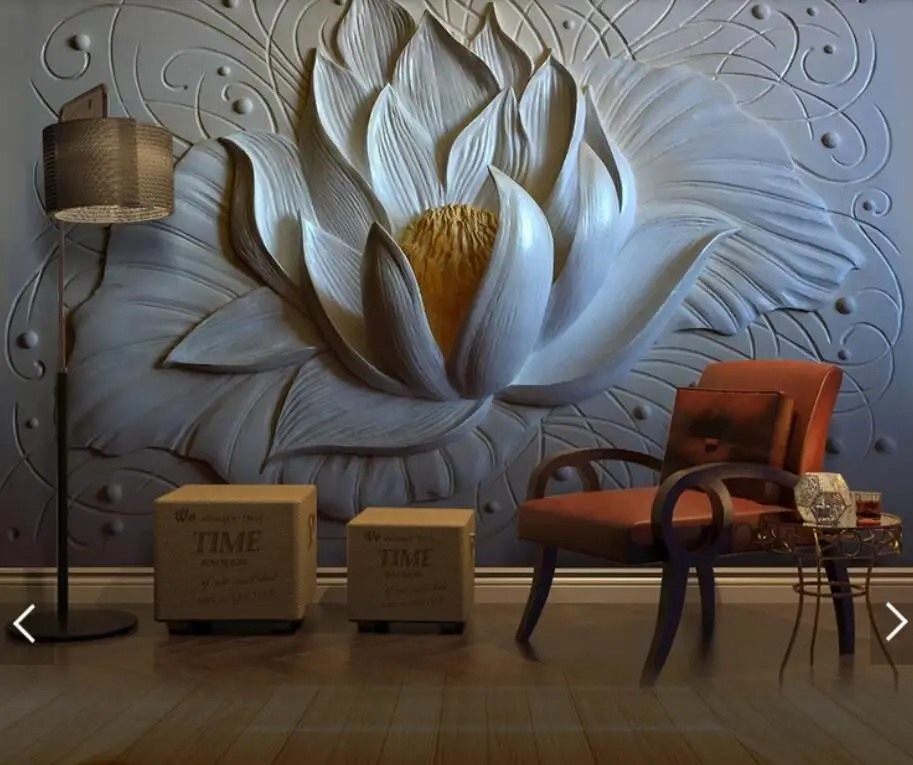 3D 8D Creative Embossed Waterlily Flower Wall Mural Photo Wallpaper Living Room Backdrop Wall Paper Roll Floral Wall Murals
3D 8D Creative Embossed Waterlily Flower Wall Mural Photo Wallpaper Living Room Backdrop Wall Paper Roll Floral Wall Murals