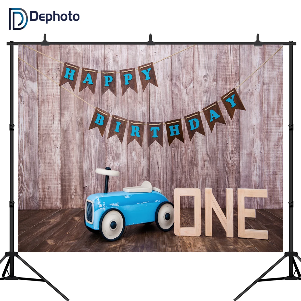 DePhoto Baby 1st Birthday party Toy car Wooden Board Photography Background Customized Photographic Backdrops For Photo Studio
DePhoto Baby 1st Birthday party Toy car Wooden Board Photography Background Customized Photographic Backdrops For Photo Studio