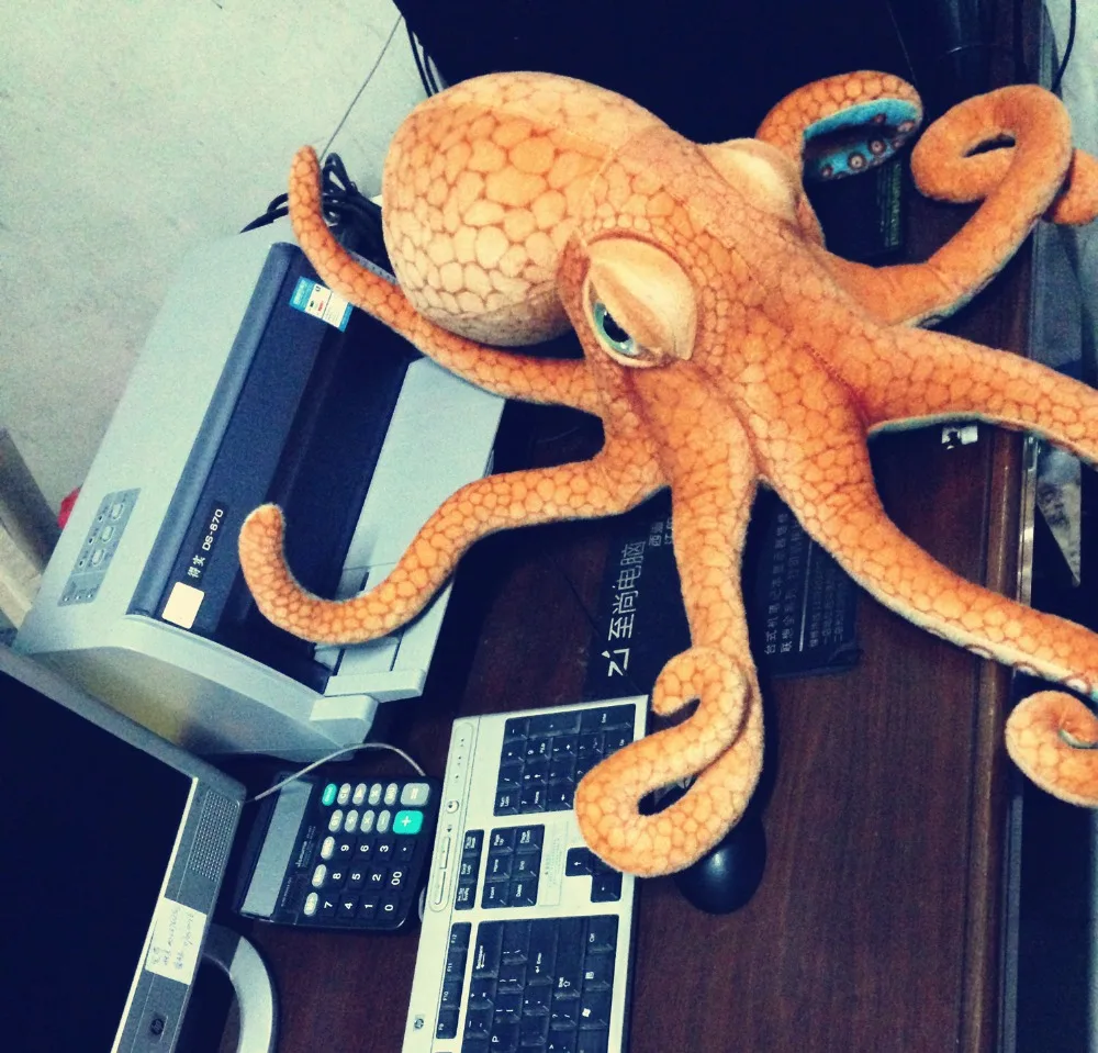 Классный большой размер реалистичный Осьминог дьявольский розыгрыш игрушка