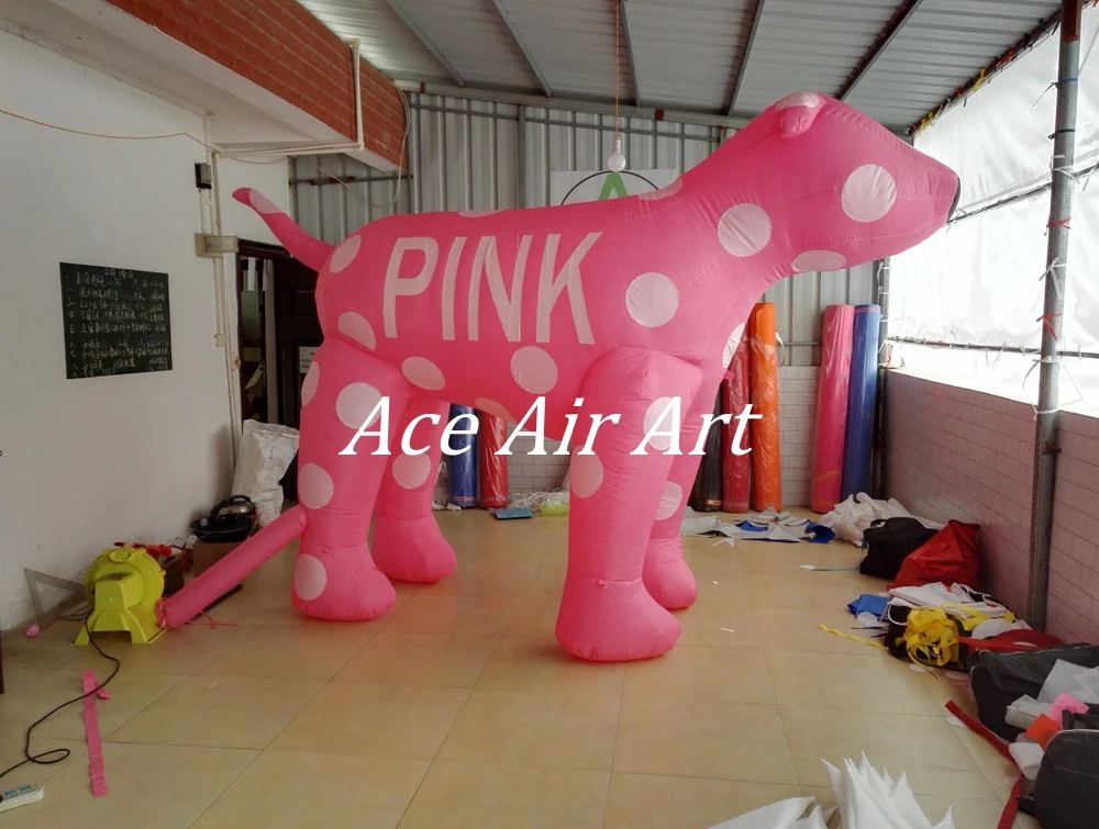 Beautiful Giant animal model balloon inflatable pink dog,standing replica for sale
Beautiful Giant animal model balloon inflatable pink dog,standing replica for sale