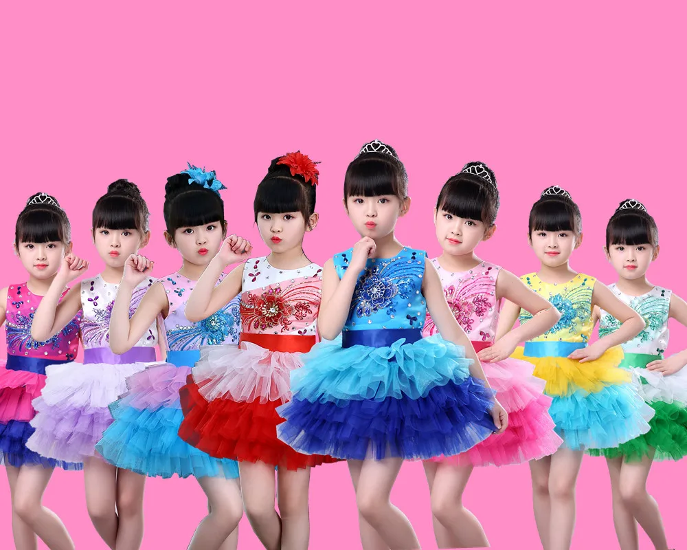 children's female students dance skirt fluffy Ballet Tutu skirt princess dress choir clothing performance costumes Dancewear
children's female students dance skirt fluffy Ballet Tutu skirt princess dress choir clothing performance costumes Dancewear