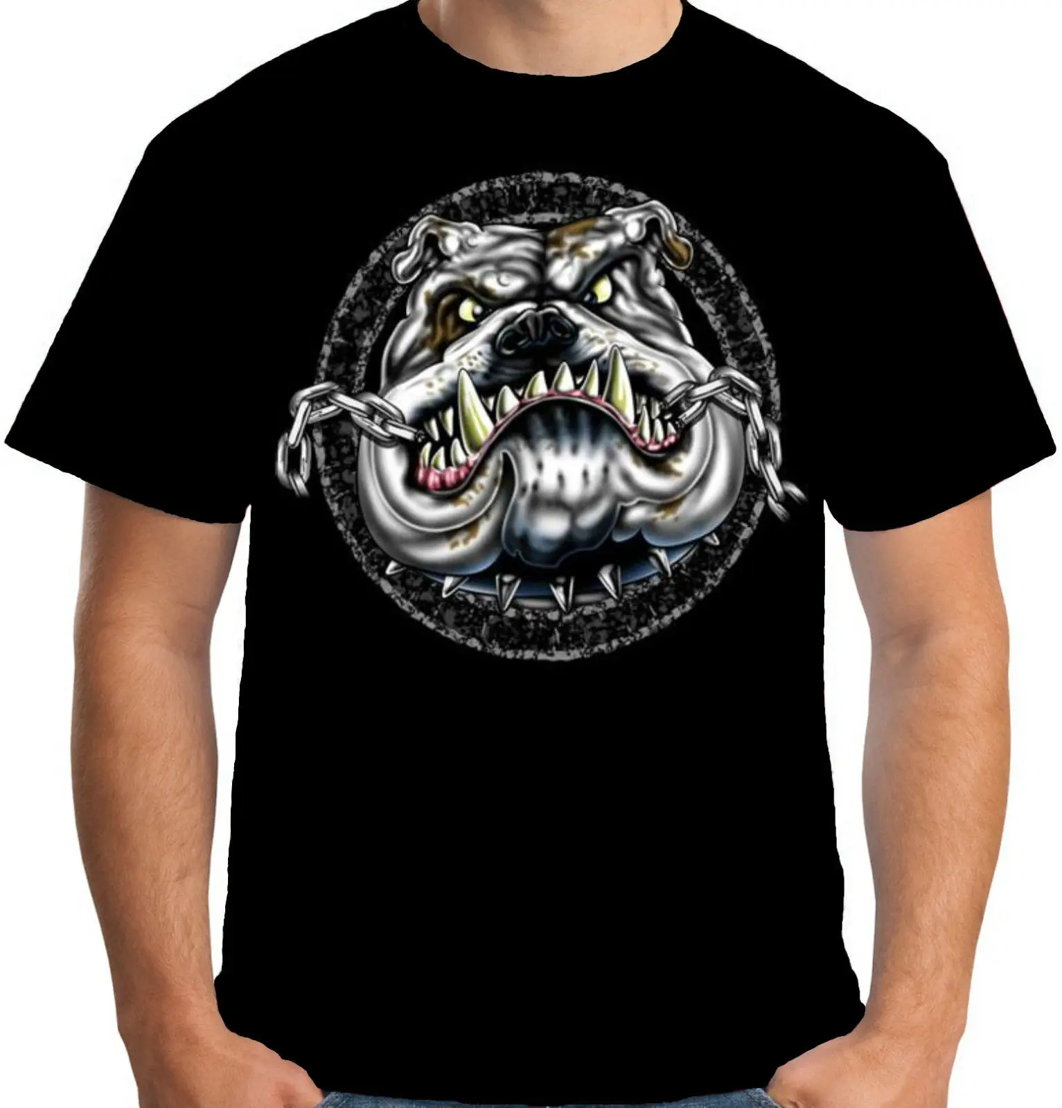 Hot Sale Summer Mens Mad Bulldog T Shirt Biker Motorcycle Angry Dog British A17553 100% Cotton For Man Shirts
Hot Sale Summer Mens Mad Bulldog T Shirt Biker Motorcycle Angry Dog British A17553 100% Cotton For Man Shirts