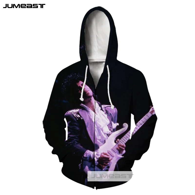 Jumeast брендовая одежда с 3D принтом для мужчин/женщин американская певица принц