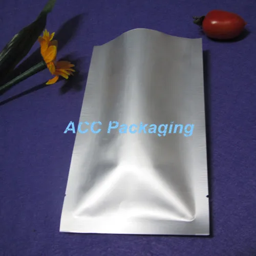 200Pcs/Lot 2''x4.3'' (5x11cm) Pure Aluminium Foil Vacuum Bag Open Top Silver Mylar Heat Sealable Mask / Powder Storage Bag
200Pcs/Lot 2''x4.3'' (5x11cm) Pure Aluminium Foil Vacuum Bag Open Top Silver Mylar Heat Sealable Mask / Powder Storage Bag