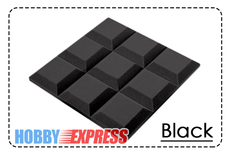 New 12pcs Black and Red Bundle Bevel Grid Type Acoustic Panel Sound Absorption Studio Soundproof Foam 50cm x 50cm x 5cm KK1046
New 12pcs Black and Red Bundle Bevel Grid Type Acoustic Panel Sound Absorption Studio Soundproof Foam 50cm x 50cm x 5cm KK1046