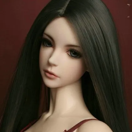 Парик для шарнирной куклы 1/3 1/4 1/6 1/8 черный прямой парик куклы|1/6 bjd wig|bjd wig1/6 |