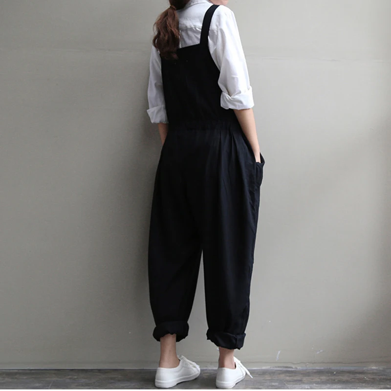 Women Oversized Cotton Linen Loose Overalls Pants Casual Drawstring Mid Waist Full Length Trousers Fashion Summer New 904-A441
Women Oversized Cotton Linen Loose Overalls Pants Casual Drawstring Mid Waist Full Length Trousers Fashion Summer New 904-A441