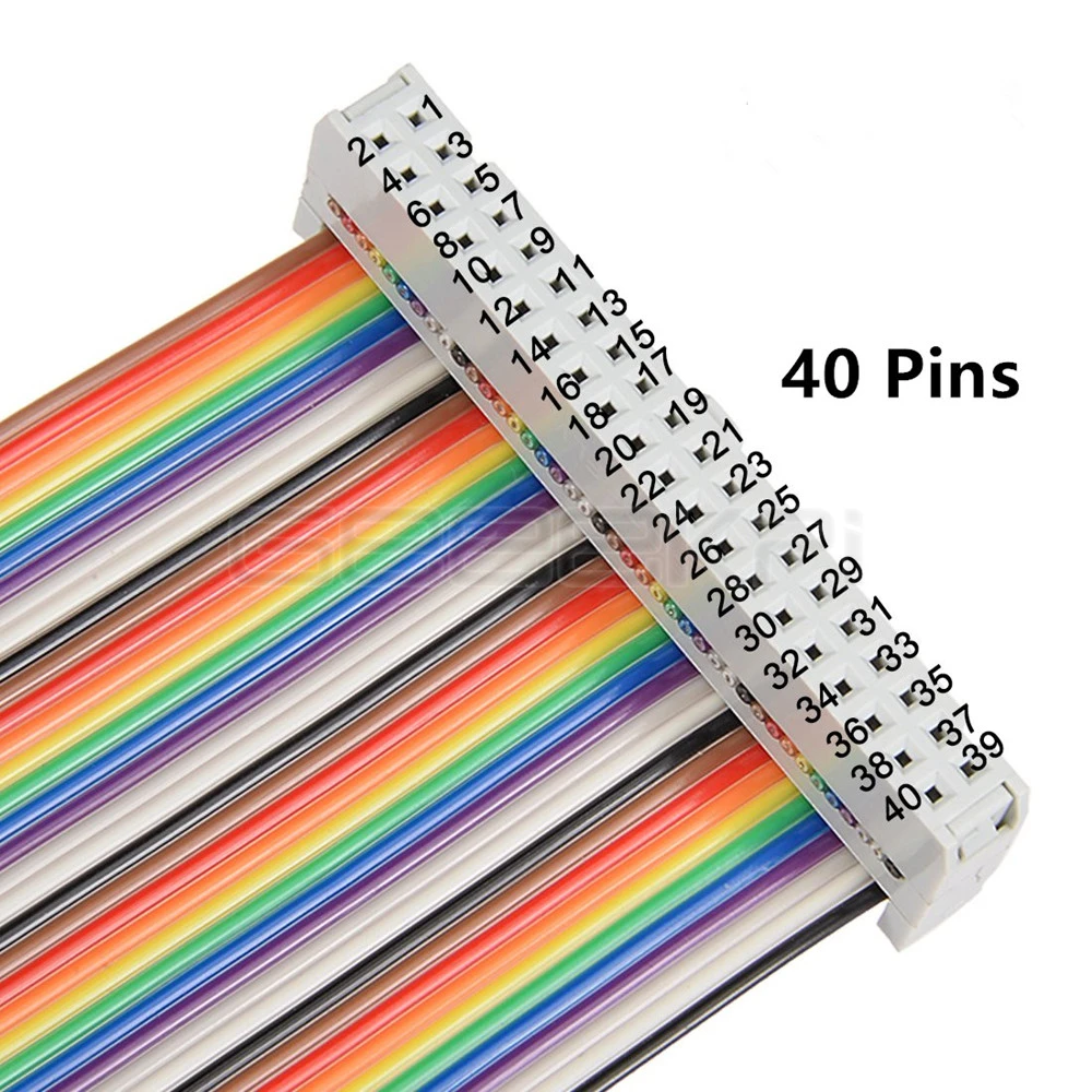 GeeekPi 3pcs 19cm 40 Pins 40Pin Way GPIO Rainbow Ribbon Cable DIY For Raspberry Pi Model B / Model B+ / 2 / 3 Model B / 4B
GeeekPi 3pcs 19cm 40 Pins 40Pin Way GPIO Rainbow Ribbon Cable DIY For Raspberry Pi Model B / Model B+ / 2 / 3 Model B / 4B