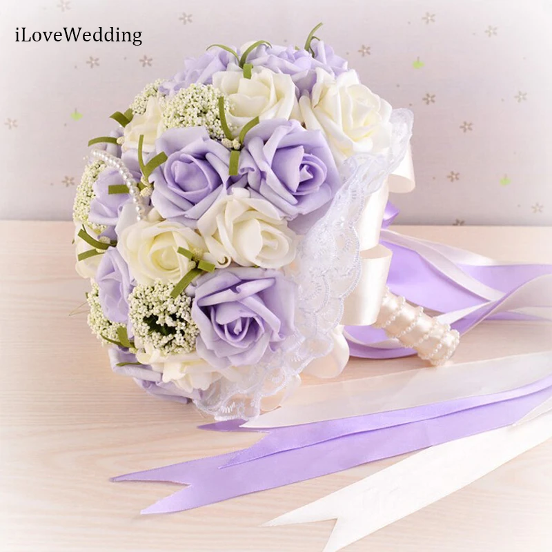 iLoveWedding Beautiful Purple Wedding Bouquet Handmade Bridal Flower Wedding Bouquets Artificial Pearls Flower Rose Bouquet
iLoveWedding Beautiful Purple Wedding Bouquet Handmade Bridal Flower Wedding Bouquets Artificial Pearls Flower Rose Bouquet
