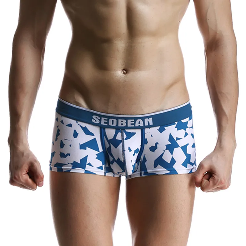 New SEOBEAN Men's boxers Low-waist U-bag boxer 100% Cotton underwear sexy fashion summer boxers 4 colors S M L XL
New SEOBEAN Men's boxers Low-waist U-bag boxer 100% Cotton underwear sexy fashion summer boxers 4 colors S M L XL