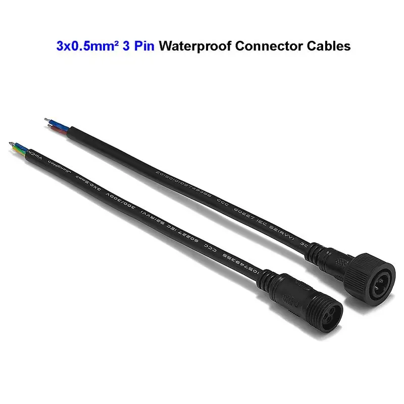 100pairs 2 3 4 5 Pin Waterproof Power Connector Cable 0.5mm Wires For WS2811 LED Technicolor Pixel Strip Programmable DMX 512
100pairs 2 3 4 5 Pin Waterproof Power Connector Cable 0.5mm Wires For WS2811 LED Technicolor Pixel Strip Programmable DMX 512