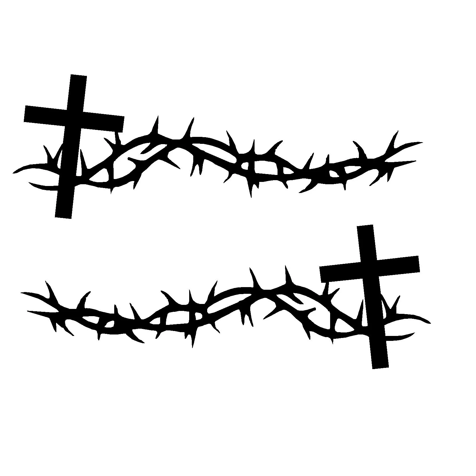 2x Cross Thorns Motorcycle Vinyl Car Decals Stickers Vinyl Hobby Car Bumper Sticker
2x Cross Thorns Motorcycle Vinyl Car Decals Stickers Vinyl Hobby Car Bumper Sticker