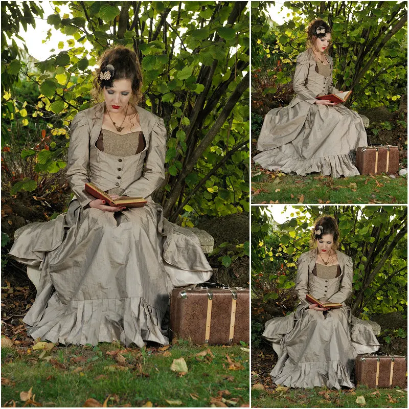 New Arrival customer made Vintage Costumes Victorian Dress 1860s Civil War Southern Belle Gown Dress Lolita dresses US4-36 C-281
New Arrival customer made Vintage Costumes Victorian Dress 1860s Civil War Southern Belle Gown Dress Lolita dresses US4-36 C-281