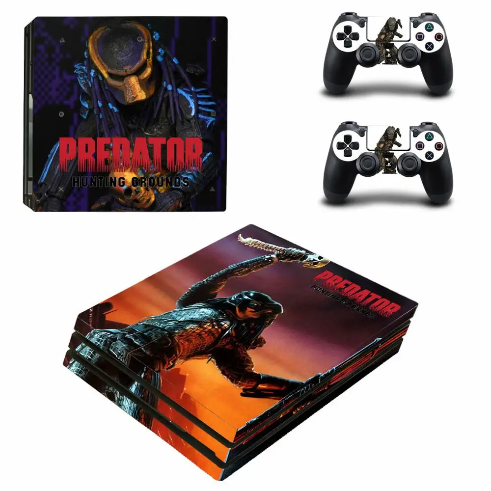 Виниловая наклейка Predator Hunting Grounds PS4 Pro для консоли PlayStation 4 и контроллера |