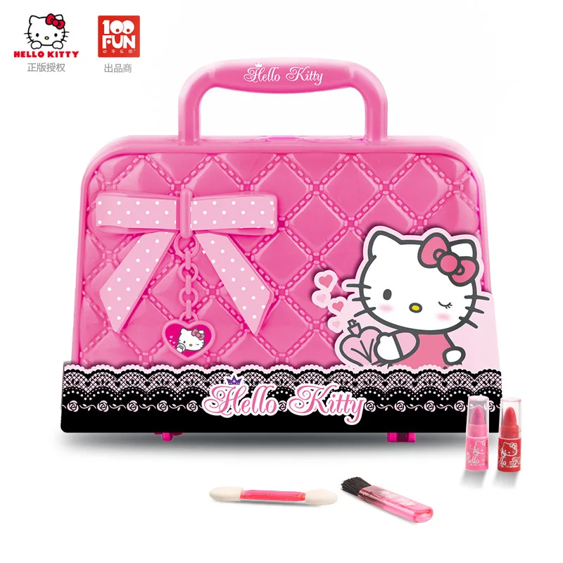 HELLO KITTY children's makeup set child cosmetics girl beauty handbag hello kitty toys for girls kids gift | Игрушки и хобби