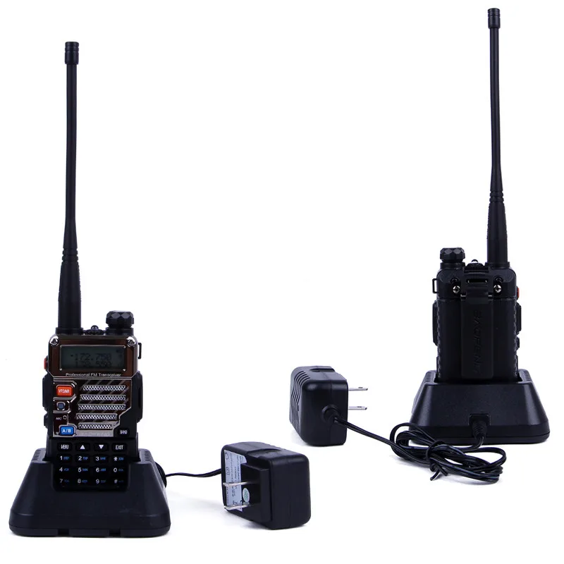 2pcs New Radio Walkie Talkie BaoFeng UV-5RB VHF&UHF 136-174MHz&400-480MHz 5W 128CH Interphone Transceiver Two Way FM Radio
2pcs New Radio Walkie Talkie BaoFeng UV-5RB VHF&UHF 136-174MHz&400-480MHz 5W 128CH Interphone Transceiver Two Way FM Radio