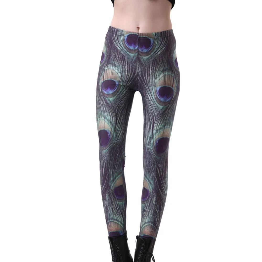 Sexy Elastic Pants 3D Digital Printing Peacock feather Pattern Women Leggings 7 sizes Fitness Clothing Free Shipping Wholesale
Sexy Elastic Pants 3D Digital Printing Peacock feather Pattern Women Leggings 7 sizes Fitness Clothing Free Shipping Wholesale