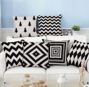 Cotton linen black white simple geometric cushion cover striped/waves pattern pillowcase kilim throw pillow covers indoor home
Cotton linen black white simple geometric cushion cover striped/waves pattern pillowcase kilim throw pillow covers indoor home
