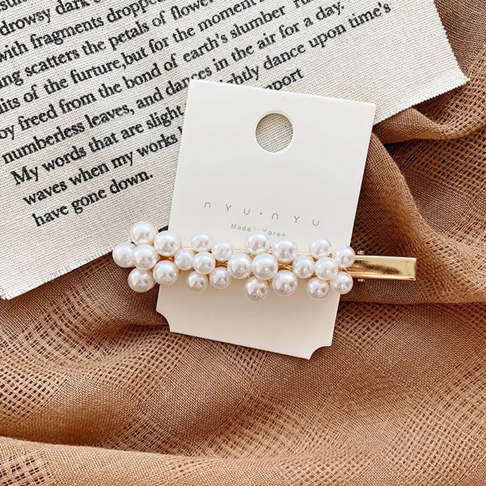 1PC Pearl Metal Hairclips Women girls Hair Clip Hairpin Girls Hairpins Barrette Hairgrip Pin Hair Accessories
1PC Pearl Metal Hairclips Women girls Hair Clip Hairpin Girls Hairpins Barrette Hairgrip Pin Hair Accessories