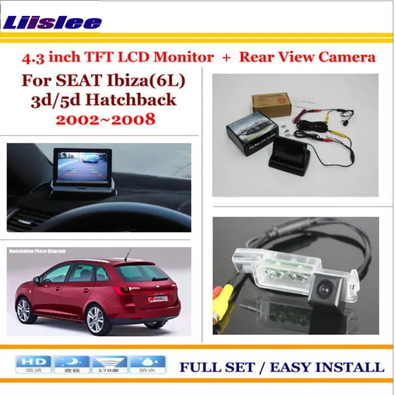 Auto CAM For SEAT Ibiza 6L 3d 5d Hatchback 2002-2008 Car Parking Camera 4.3" LCD Monitor NTSC PAL Parking Rear System
Auto CAM For SEAT Ibiza 6L 3d 5d Hatchback 2002-2008 Car Parking Camera 4.3" LCD Monitor NTSC PAL Parking Rear System