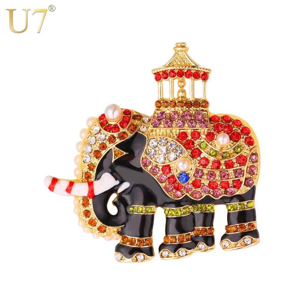 U7 Colorful Crystal Thailand Elephant Brooches Women Party Jewelry Gift Rhinestone Animal Brooch Pin B130
U7 Colorful Crystal Thailand Elephant Brooches Women Party Jewelry Gift Rhinestone Animal Brooch Pin B130