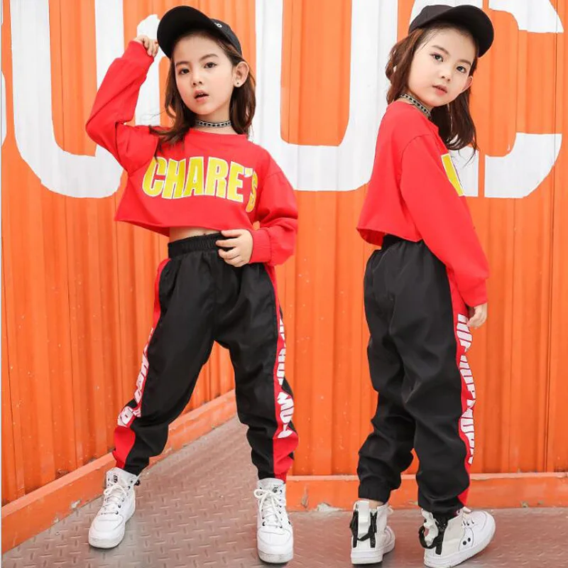 Kids Red Long Sleeve Hip Hop Clothing Clothes Jazz Dance Costume Girls Crop Sweatshirt Shirt Top Ballroom Dancing Stage Outfits
Kids Red Long Sleeve Hip Hop Clothing Clothes Jazz Dance Costume Girls Crop Sweatshirt Shirt Top Ballroom Dancing Stage Outfits