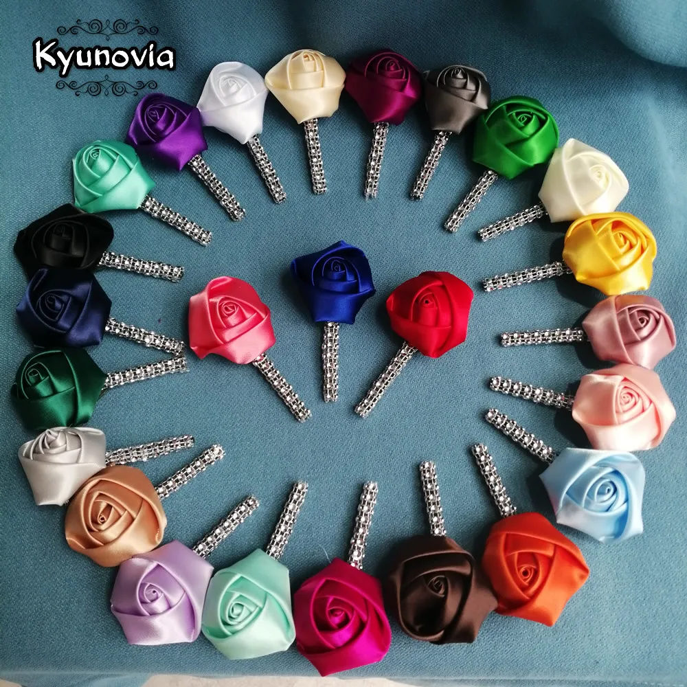 Kyunovia Simple Ribbon rose Wedding Corsage Ceremony Wedding Boutonnieres Groom Groomsmen Buttonhole Flower Boutonniere D128
Kyunovia Simple Ribbon rose Wedding Corsage Ceremony Wedding Boutonnieres Groom Groomsmen Buttonhole Flower Boutonniere D128