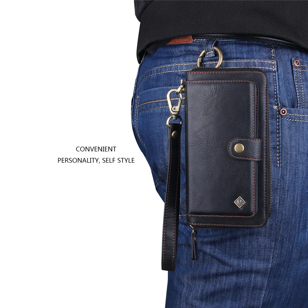Multi-Function Zipper Wallet Case with Lanyard Magnet Back Cover 14 Card Slots PU Case for iPhone 6 6S 7 8 Plus X XR XS MAX
Multi-Function Zipper Wallet Case with Lanyard Magnet Back Cover 14 Card Slots PU Case for iPhone 6 6S 7 8 Plus X XR XS MAX
