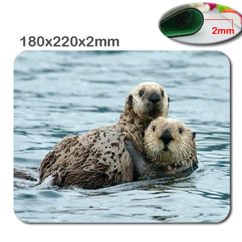 Quick print Sea Otters Personalized Style Custom Oblong Gaming Mousepad Standard Size 220*180*2mm Gaming Mouse Pad Office Gift
Quick print Sea Otters Personalized Style Custom Oblong Gaming Mousepad Standard Size 220*180*2mm Gaming Mouse Pad Office Gift