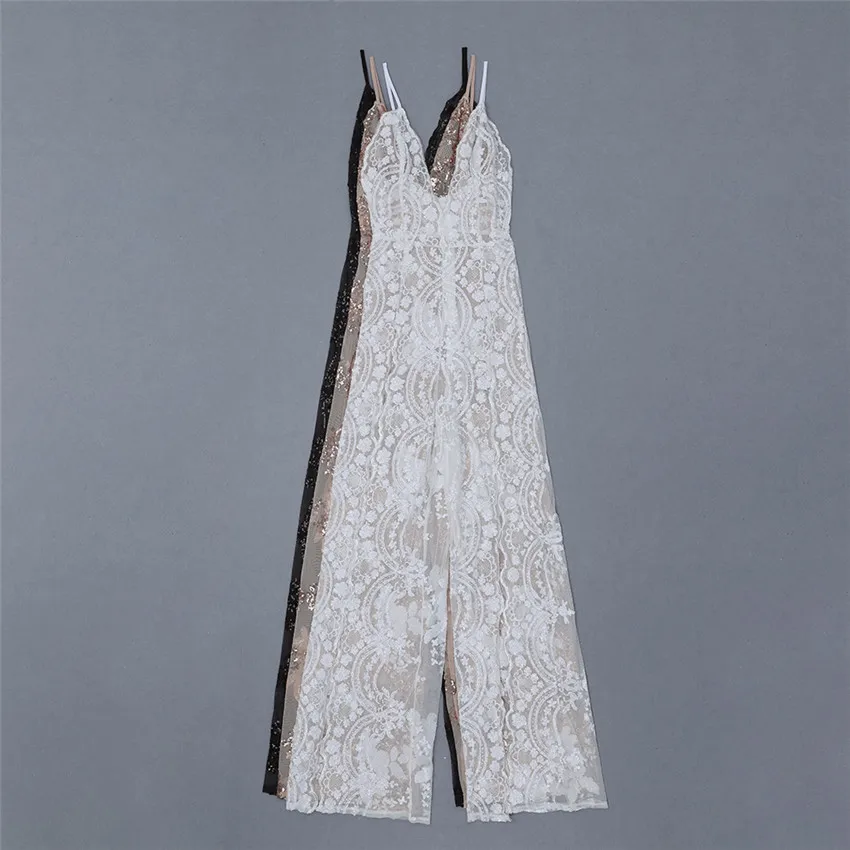 Bevenccel 2020 New Sexy Sequins Bodysuit Women Straps V Neck Split Bodycon Hollow Out Two Piece Sets Evening Party Jumpsuits
Bevenccel 2020 New Sexy Sequins Bodysuit Women Straps V Neck Split Bodycon Hollow Out Two Piece Sets Evening Party Jumpsuits