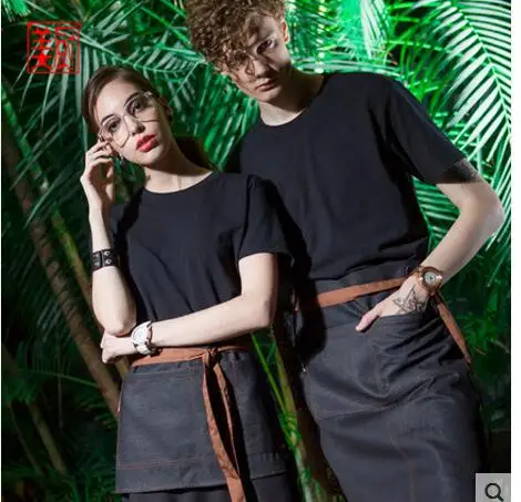 Korean simple Jean fabric wearable anti-dirty towel fashion towel indoor kitchen aprons
Korean simple Jean fabric wearable anti-dirty towel fashion towel indoor kitchen aprons