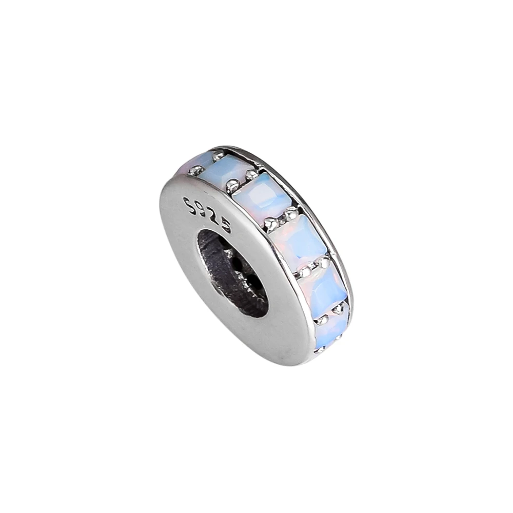 Fits for Pandora Charms Bracelets 100% Sterling Silver Jewelry Eternity Beads with Opalescent White Crystal Free Shipping
Fits for Pandora Charms Bracelets 100% Sterling Silver Jewelry Eternity Beads with Opalescent White Crystal Free Shipping