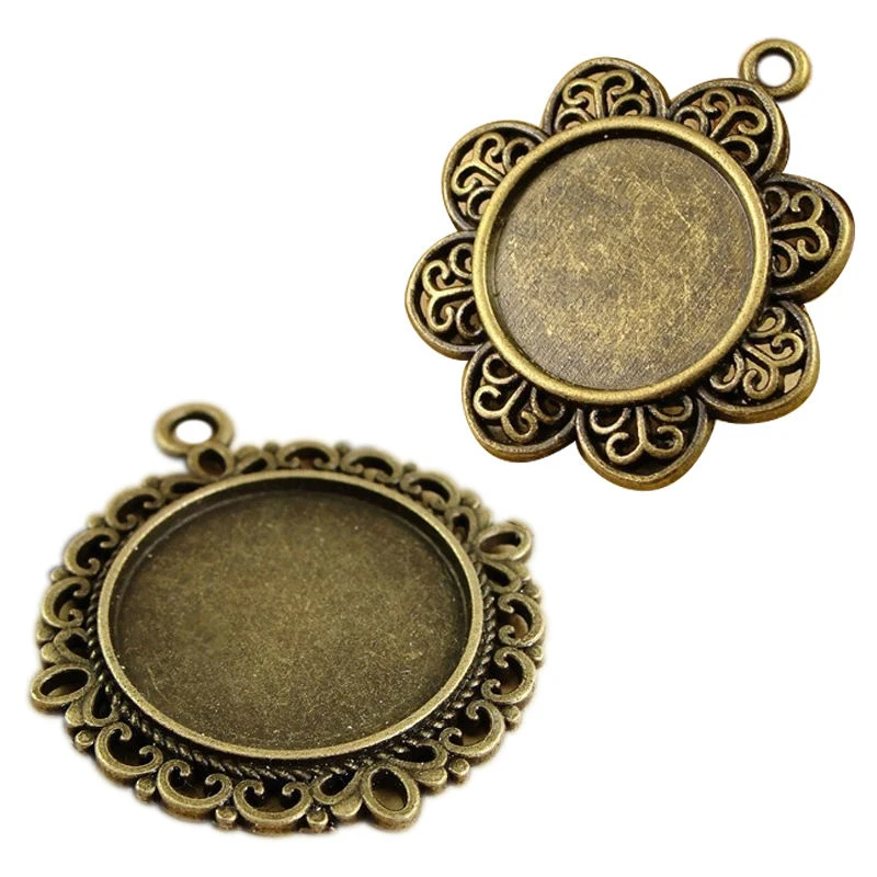 10pcs 20mm Hot Flower Pendant Blanks Base Setting Tray Zinc Alloy for Glass Gem Cameo Cabochons Diy Jewelry accessories
10pcs 20mm Hot Flower Pendant Blanks Base Setting Tray Zinc Alloy for Glass Gem Cameo Cabochons Diy Jewelry accessories
