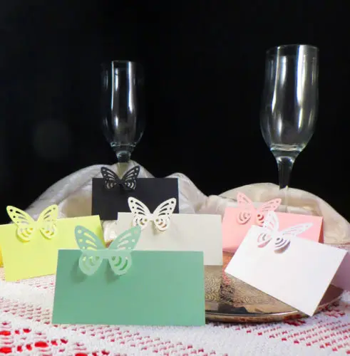 Butterfly place cards Wedding Birthday Meeting Meal Table Setting Card Name Cards custom colors
Butterfly place cards Wedding Birthday Meeting Meal Table Setting Card Name Cards custom colors