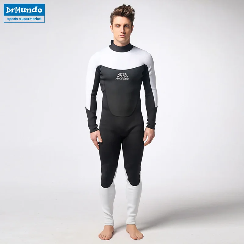 Spearfishing Piece Wetsuit thickened 3MM Neoprene Scuba Diving Suit Surfing Wetsuits winter swimming Triathlon Anti-UV clothing | Спорт и