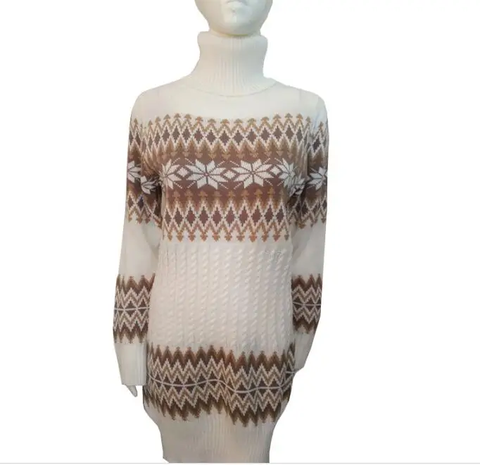 Women Sweater Dress Snowflake Elk Print Christmas Short Mini Dresses Autumn Winter Women Knitted Dress
Women Sweater Dress Snowflake Elk Print Christmas Short Mini Dresses Autumn Winter Women Knitted Dress
