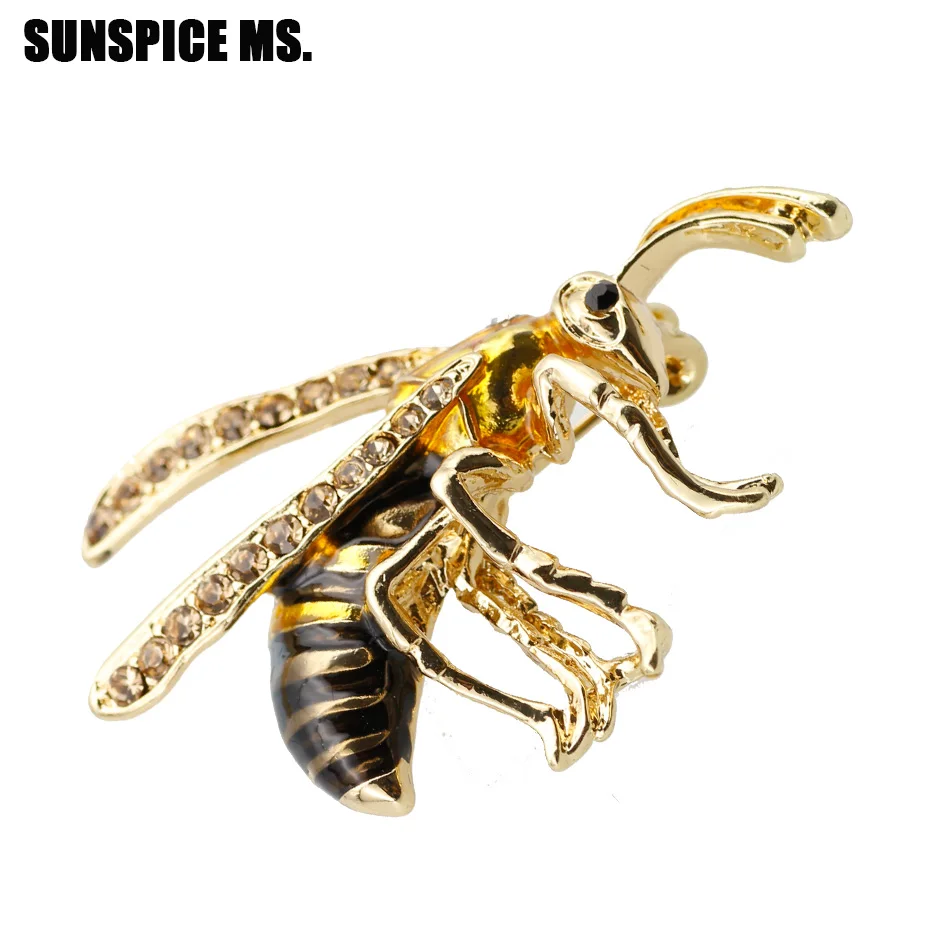 New Arrive Bumblebee Insect Animal Brooch For Women Gold Color Enamel Crystal Wing Bee Brooches Jewelry Kids Festival Gifts 2018
New Arrive Bumblebee Insect Animal Brooch For Women Gold Color Enamel Crystal Wing Bee Brooches Jewelry Kids Festival Gifts 2018