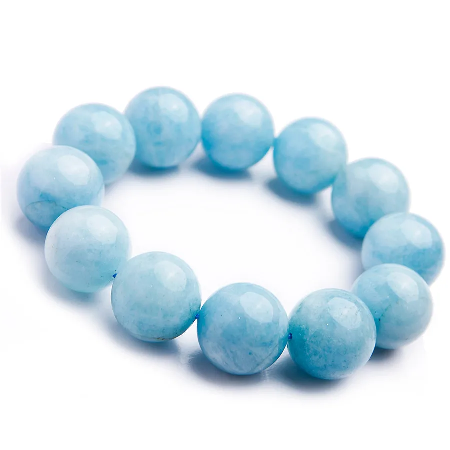 Natural Blue Aquamarine Big Round Beads Bracelet 20mm Women Men Stretch Crystal Bracelet Aquamarine Drop Shipping AAAAAA
Natural Blue Aquamarine Big Round Beads Bracelet 20mm Women Men Stretch Crystal Bracelet Aquamarine Drop Shipping AAAAAA