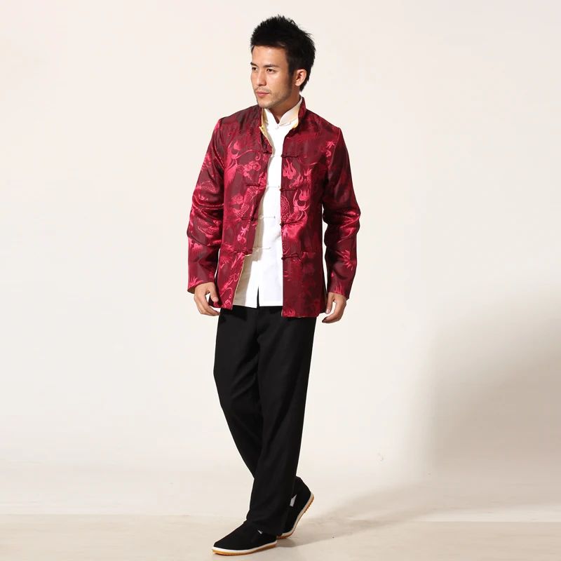 Hot Sale Blue Gold Chinese Men Reversible Coat Silk Satin Jacket Kung Fu Tang Suit Two Sided Overcoat Size M L XL XXL XXXL 
Hot Sale Blue Gold Chinese Men Reversible Coat Silk Satin Jacket Kung Fu Tang Suit Two Sided Overcoat Size M L XL XXL XXXL